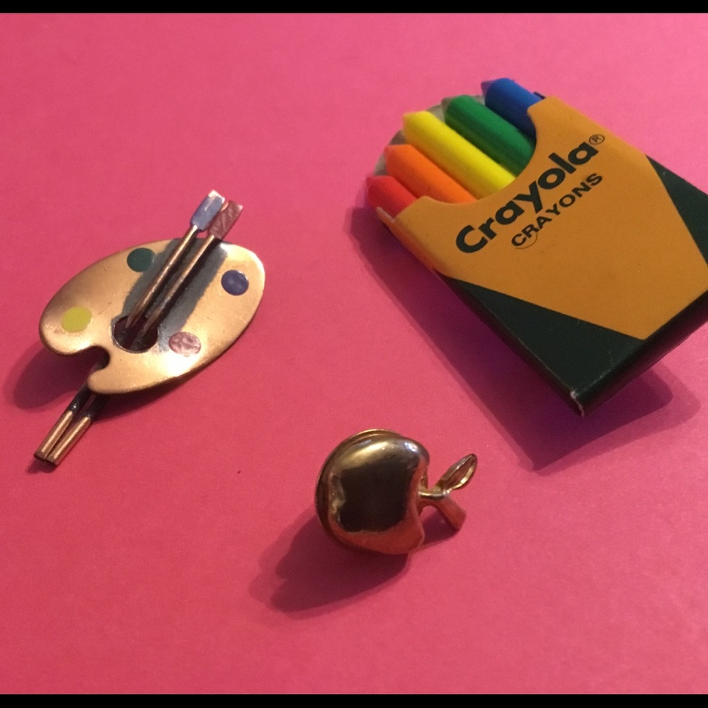Art or teacher related pins for elementary or art